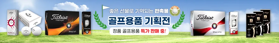 골프용품 기획전